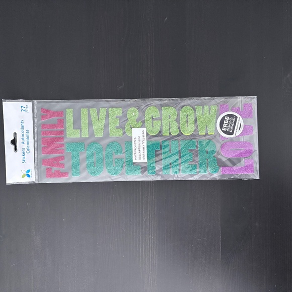 Family Themed Large Glitter Sticker Pack - Picture 1 of 1